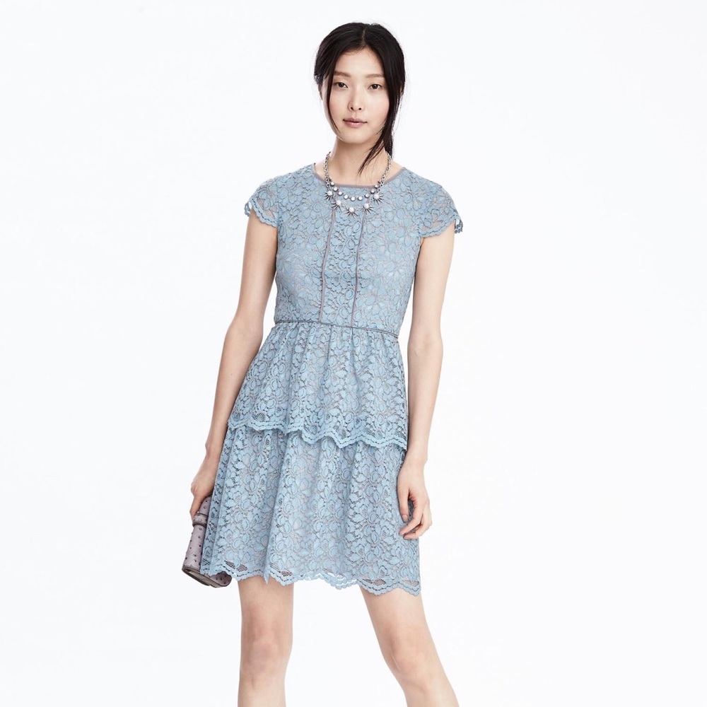 Banana Republic Two-tier Lace Dress